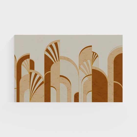 Stylish Fan Archway 3D model for Creative Designs