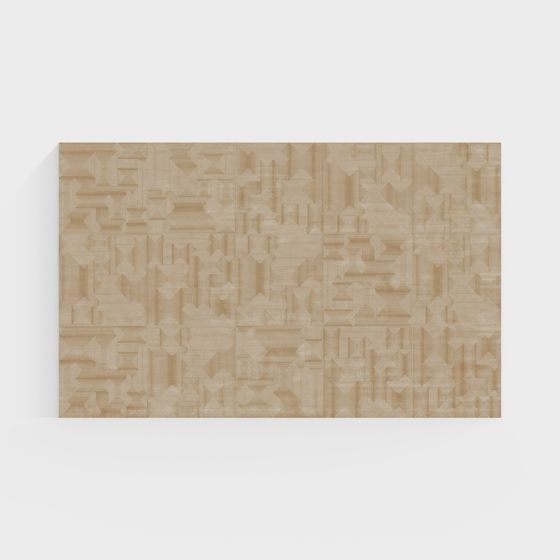 Abstract Geometric Puzzle 3D model