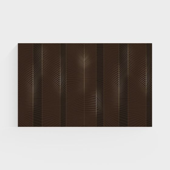 Abstract Geometric Wall Art 3D model