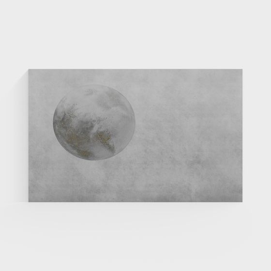 Low Poly Moon 3D model for Innovative Designs