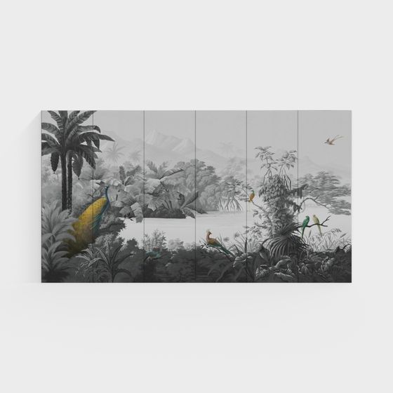 Натуральная картина - Тропический дождевой лес