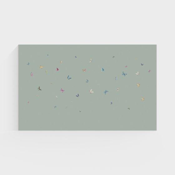 Butterfly Garden 3D model for Creative Projects