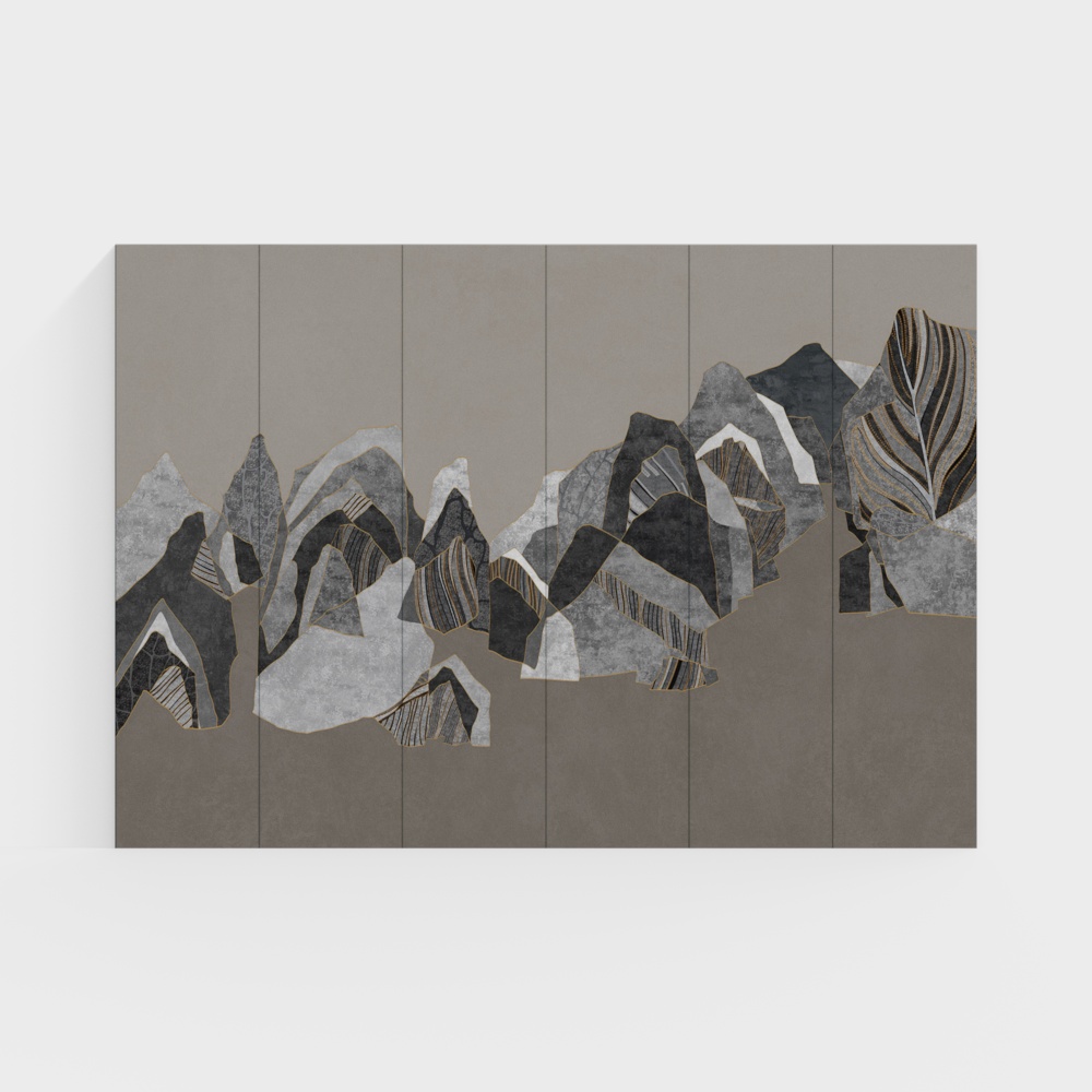 Nolan Mural - Ink and Wash Painting