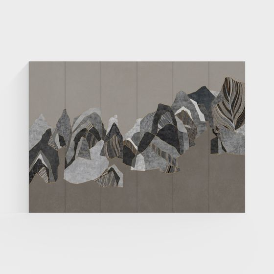 諾蘭壁畫 - 墨水和洗畫