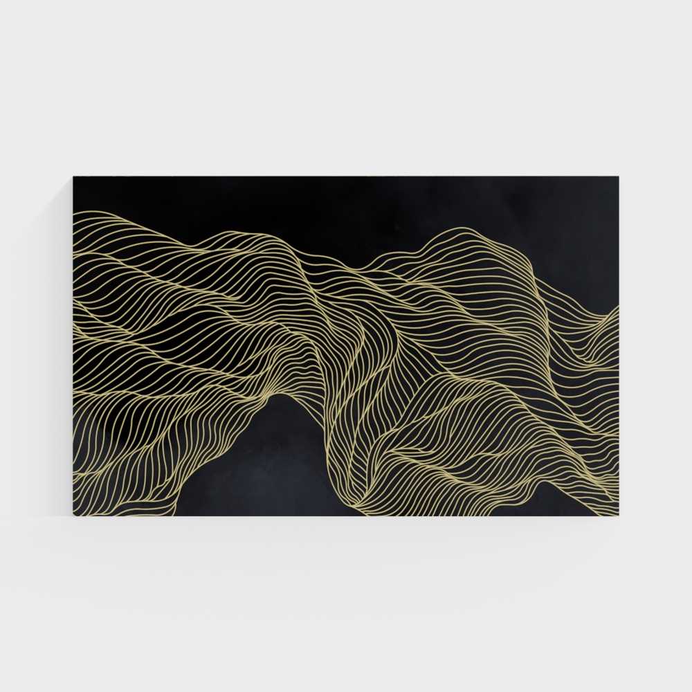 ผนังภาพทัศนศิลป์ นอลัน - ศิลปะนามธรรม