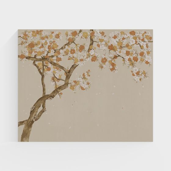 Blooming Cherry Blossom Tree 3D model