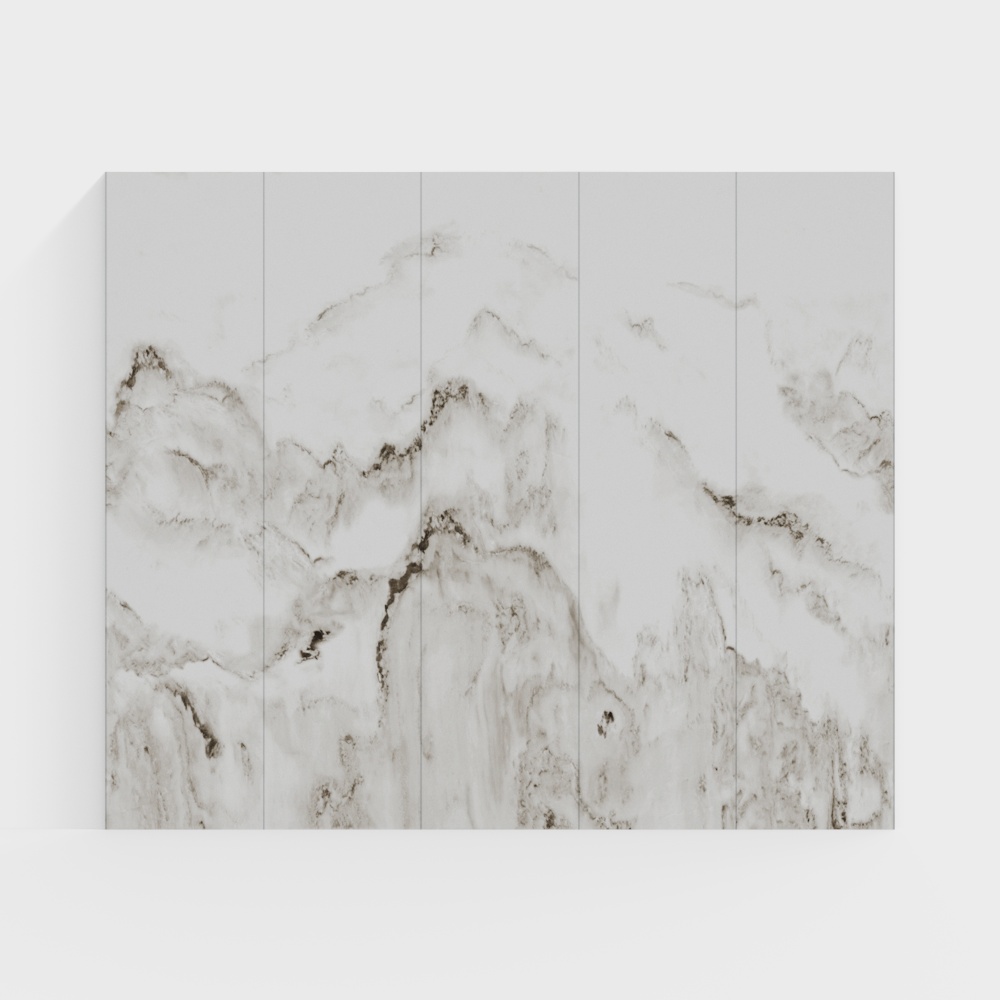 Nolan Mural - Ink and Wash Painting