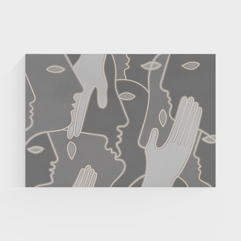 Nolan Mural - Abstract Art