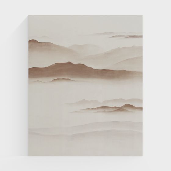 Misty Mountains 3D Model