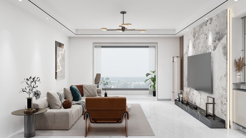 Modern Gray Living Room with Elegant Simplicity