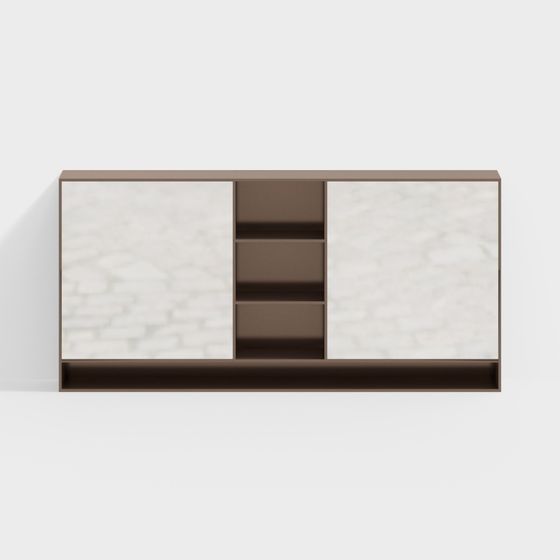 City Window Cabinet 3D model