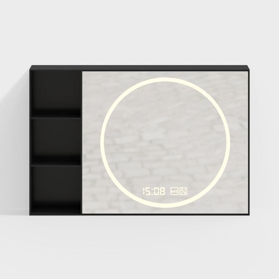 Зеркальный шкаф