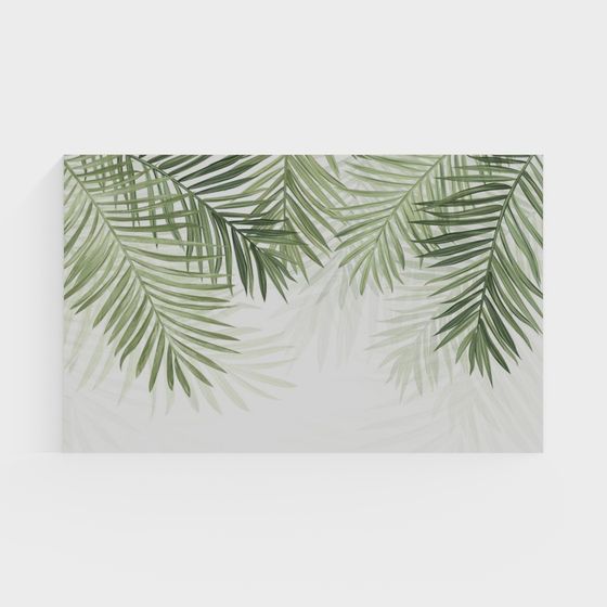 Lush Palm Leaf 3D model