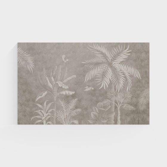 Lost Jungle 3D Model - Lush Tropical Scene