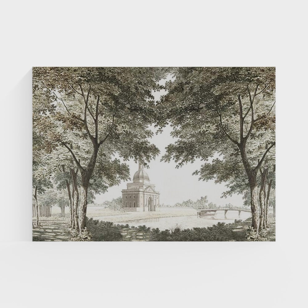 諾蘭壁畫 - 植物葉子