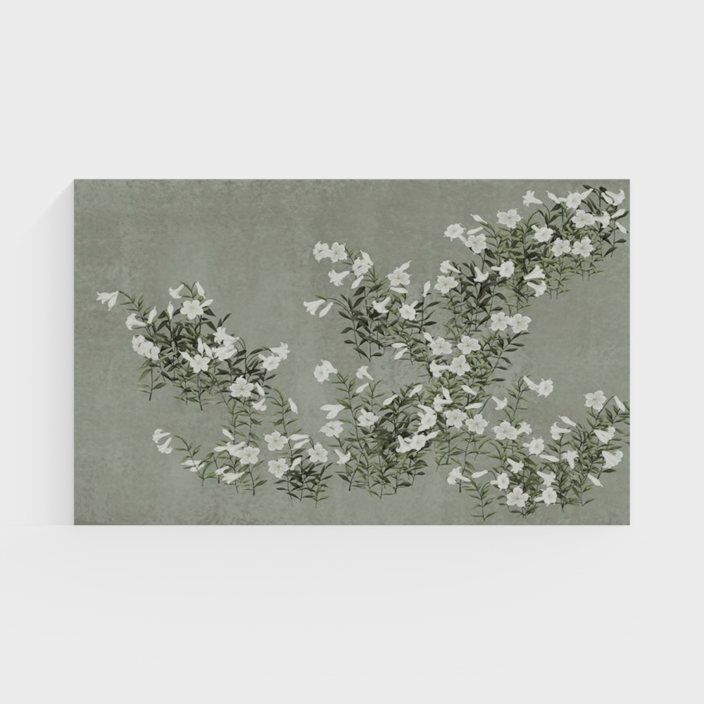 Nolan Mural - Romantic Flowers