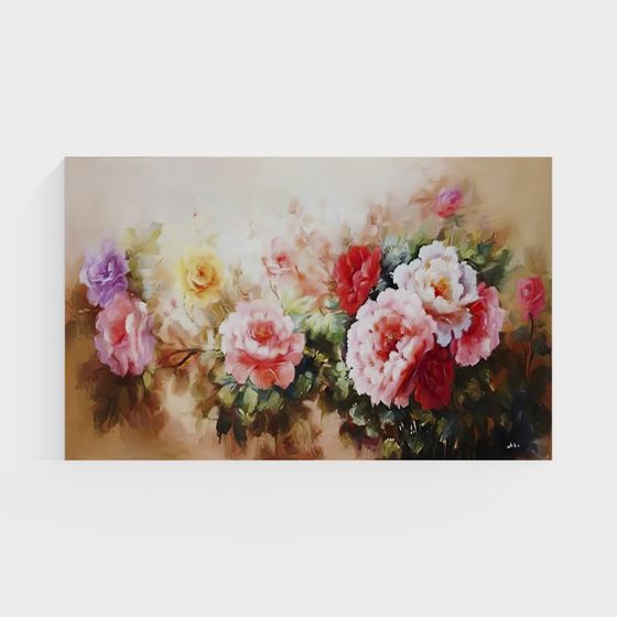 Dreamy Floral 3D Model