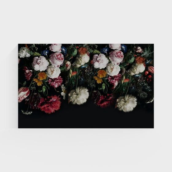 Vibrant Night Flower Sea 3D model