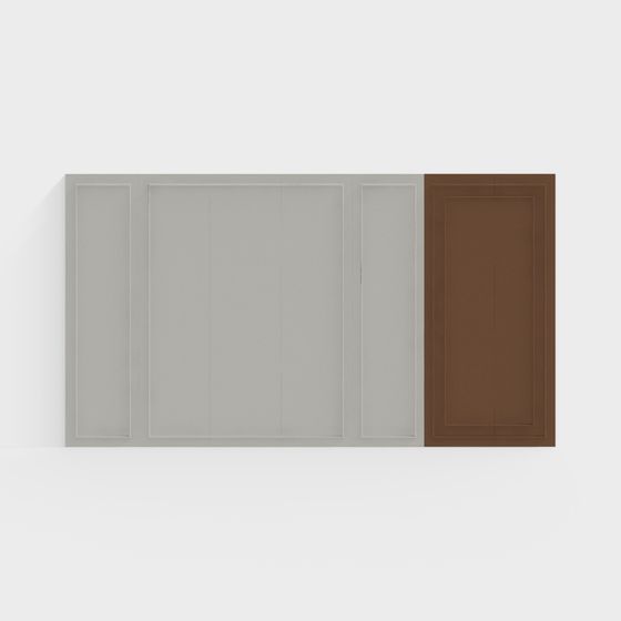 Minimalist Door Panel 3D Model