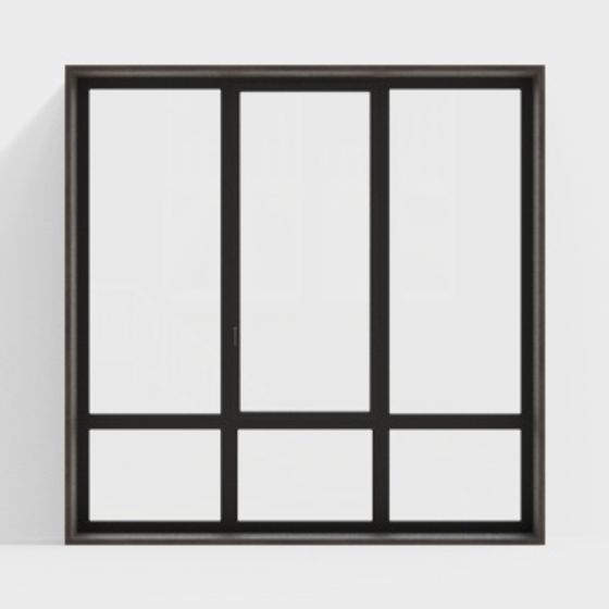 Minimalist Window Frame 3D model