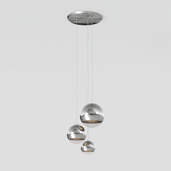 Elegant 3D Chandelier Model for Modern Interiors