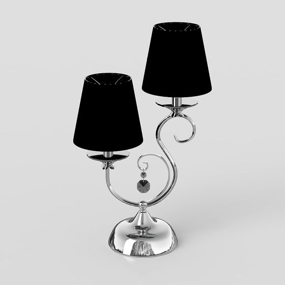 Elegant Candle Holder 3D model for Modern Interiors