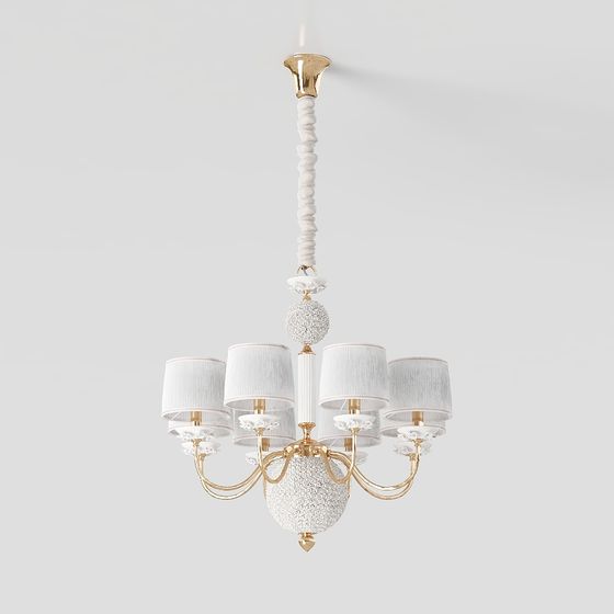 Elegant Chandelier 3D model