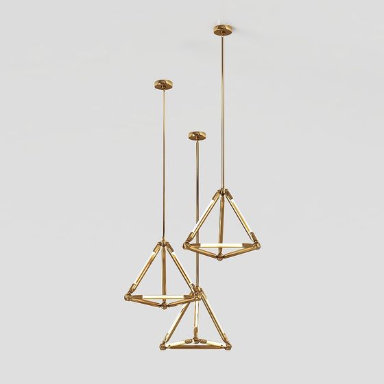 Triangular Suspension Light 3D model
