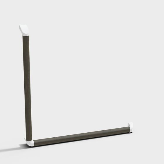 L-Shaped Metal Bracket 3D model