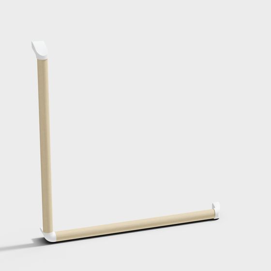 Modern Minimalist Corner Shelf 3D model