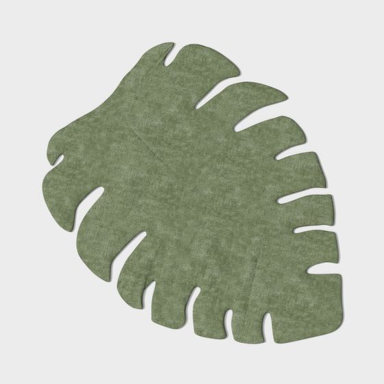 Tropical Monstera Leaf Low-Poly 3D Model