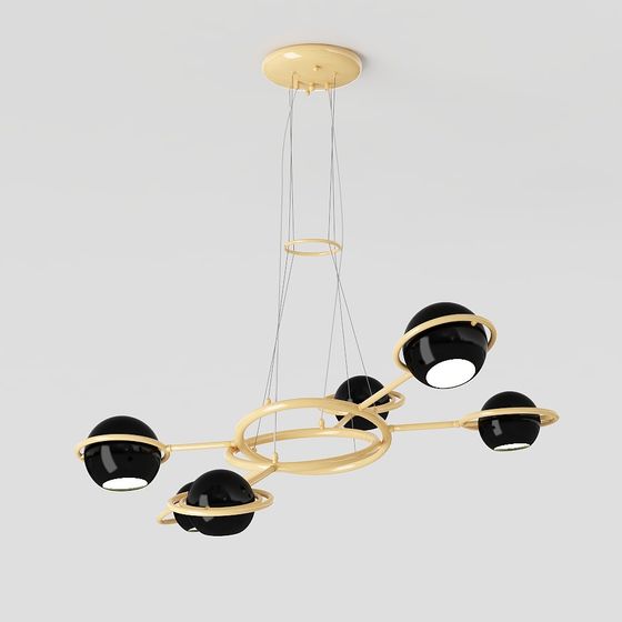 Elegant Pendant Lamp 3D Model for Contemporary Spaces