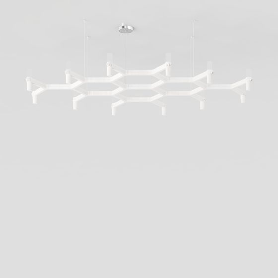 Honeycomb Pendant Light 3D model