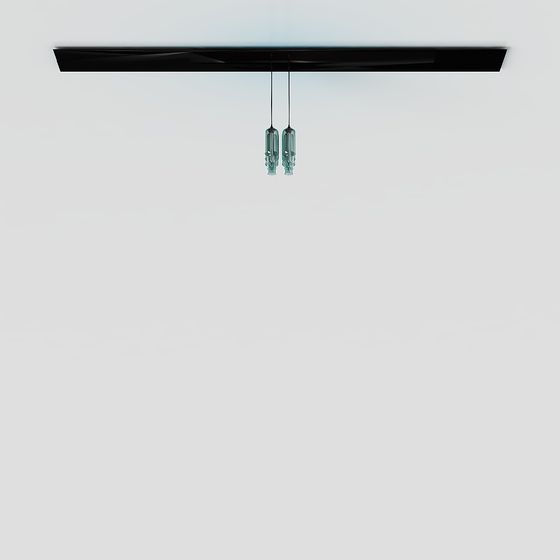 Elegant Suspended Lighting 3D model