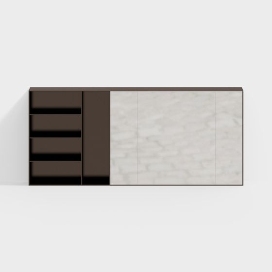 Urban Bookshelf 3D model