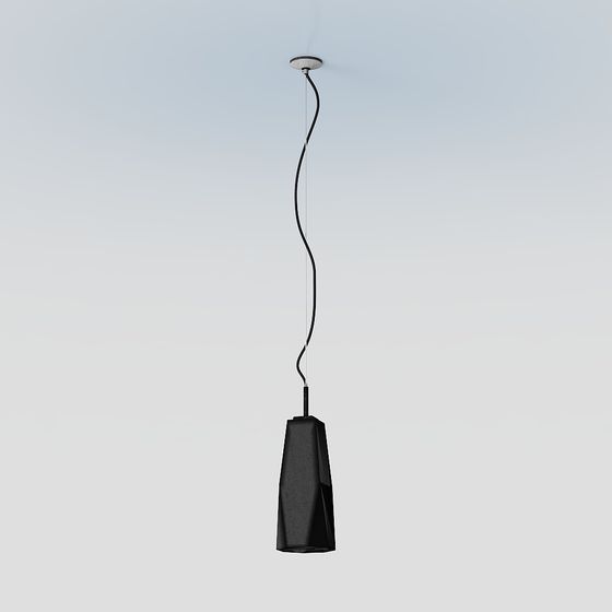 Urban Glow Minimalist Pendant Light 3D model