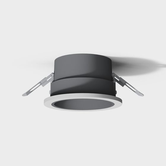 Sleek Modern Embedded Light Fixture 3D model