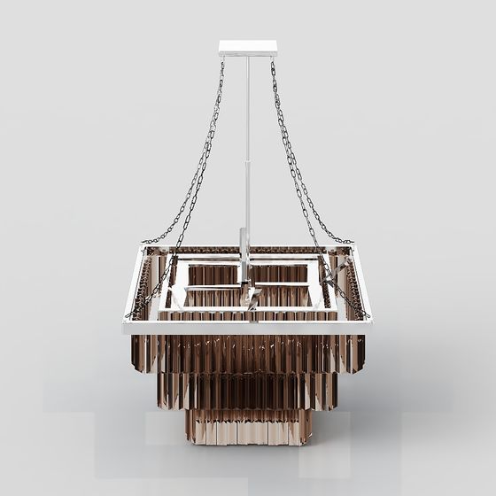 Elegant Modern Pendant Lamp 3D model