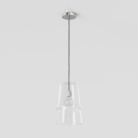 Transparent Pendant Light 3D model