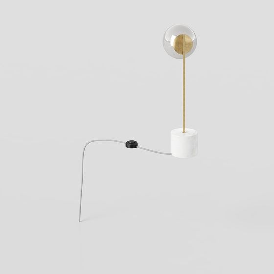 Elegant Minimalist 3D Lamp Model