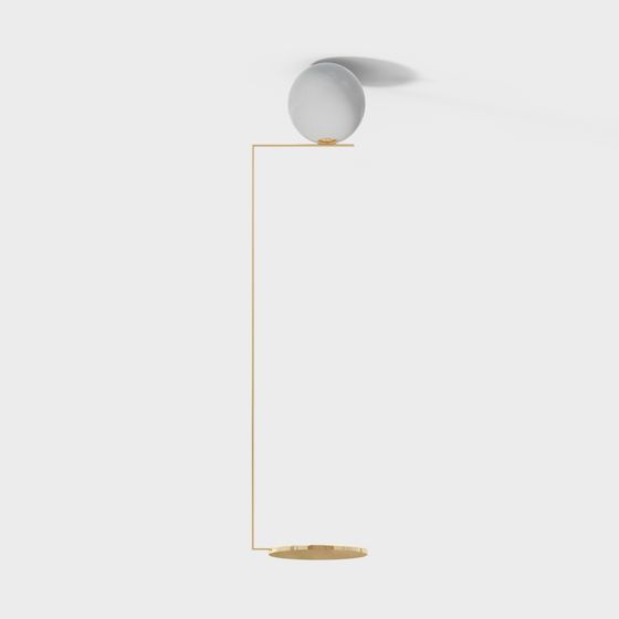Elegant Minimalist Chandelier 3D model