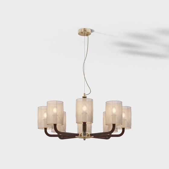 Elegant Pendant Light 3D Model for Modern Interiors
