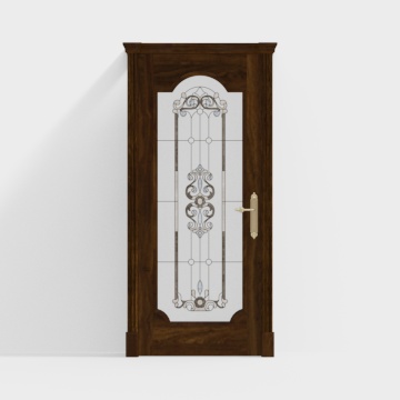 Porta D’Ingresso Singola in Legno e Metallo Jane Europea