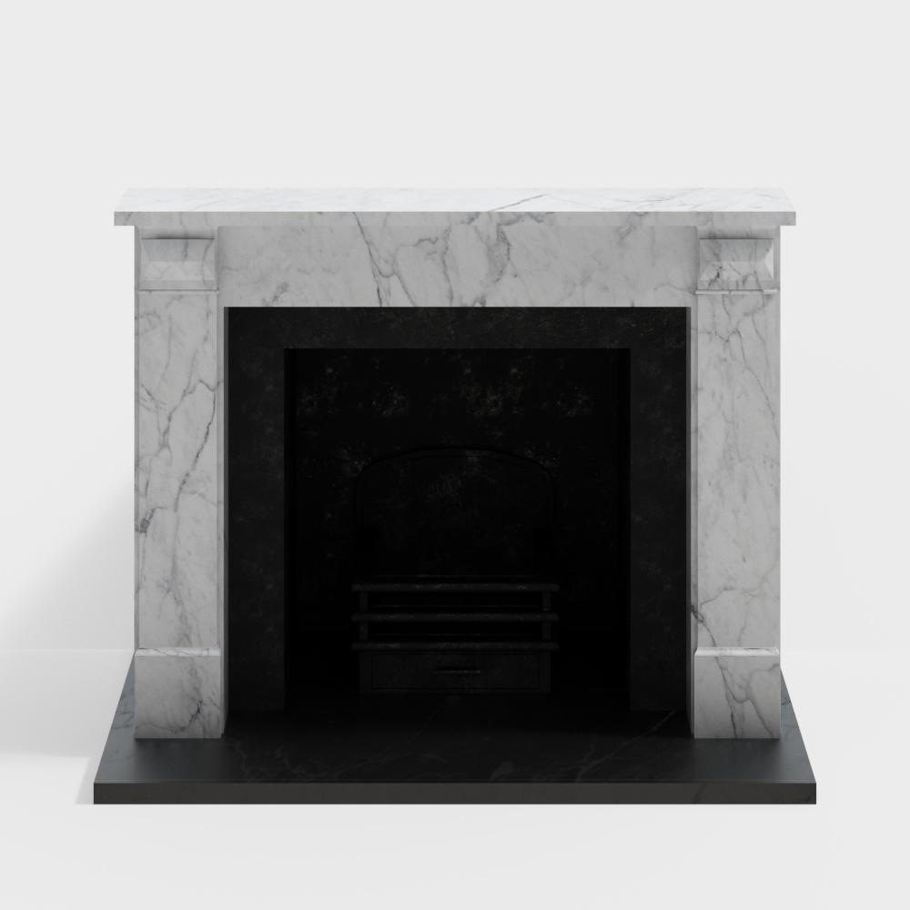 Cheminée en marbre de style européen