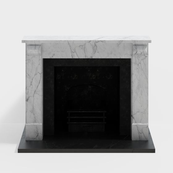 Cheminée en marbre de style européen