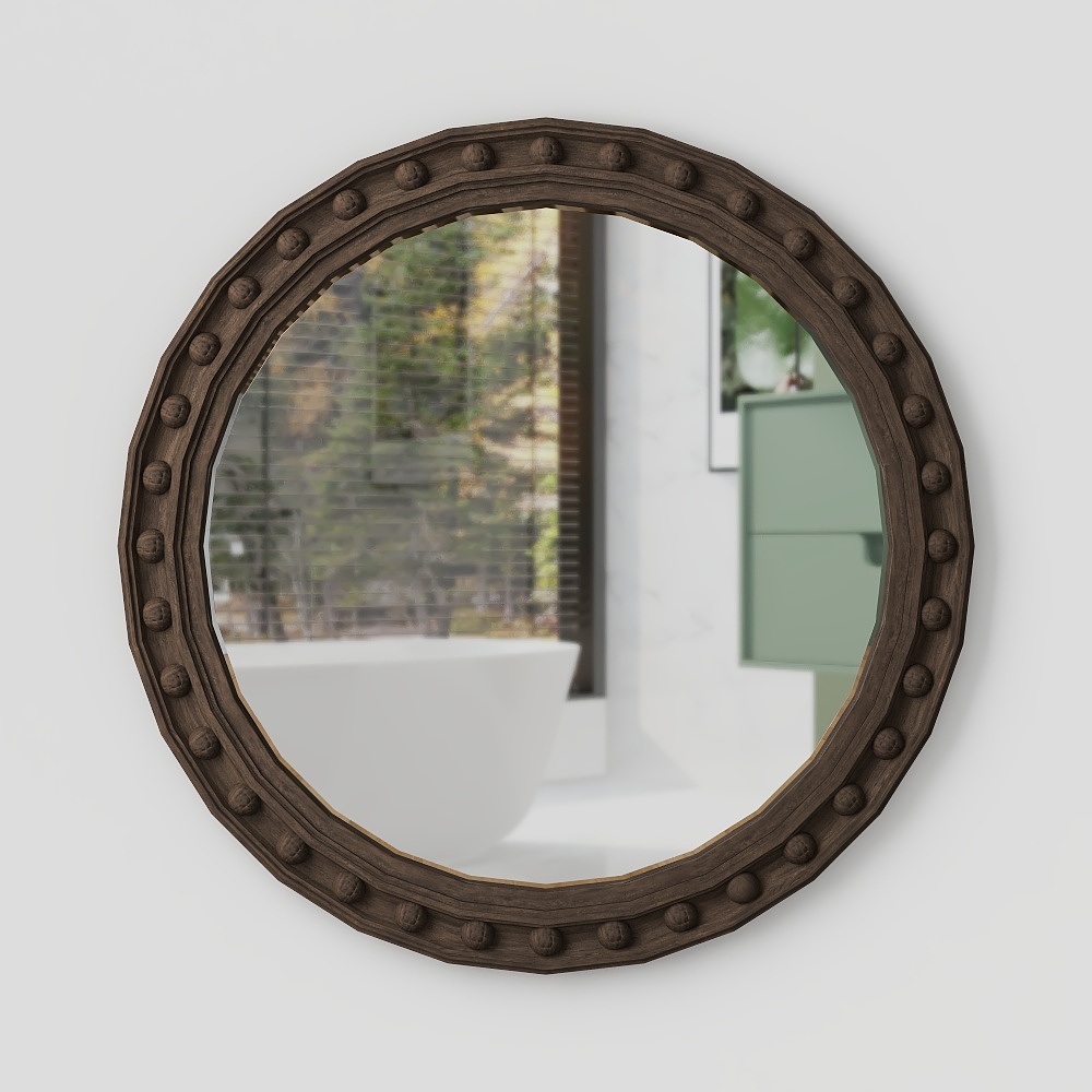 Зеркало для настенного украшения из металла в европейском стиле