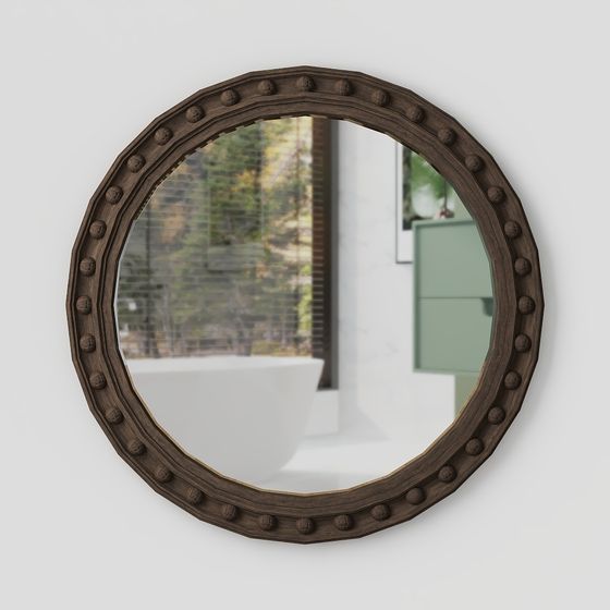 Зеркало для настенного украшения из металла в европейском стиле