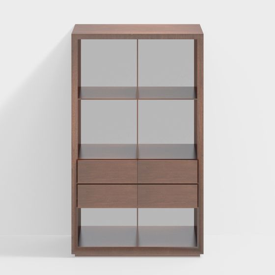 Urban Elegance Bookshelf 3D model