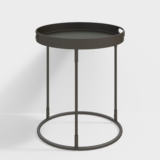 Mesa de centro de metal europeo minimalista moderna