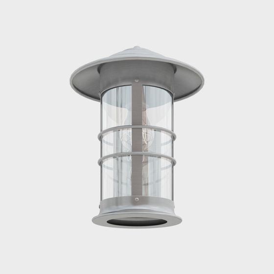 Elegant Minimalist Street Lamp 3D model